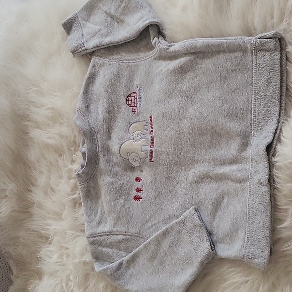 OSH KOSH Baby boy's polar bear sweatshirt size 24 months - Picture 2 of 4